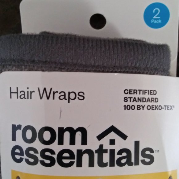 Room Essentials 2pk Bath Hair Wrap - Picture 10 of 10